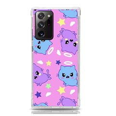 Seamless Pattern With Cute Kawaii Kittens Samsung Galaxy Note 20 Ultra Tpu Uv Case by Grandong