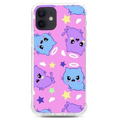 Seamless Pattern With Cute Kawaii Kittens Iphone 12/12 Pro Tpu Uv Print Case by Grandong