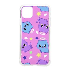 Seamless Pattern With Cute Kawaii Kittens Iphone 11 Pro Max 6 5 Inch Tpu Uv Print Case by Grandong