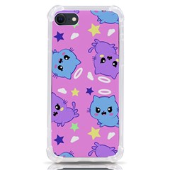 Seamless Pattern With Cute Kawaii Kittens Iphone Se by Grandong