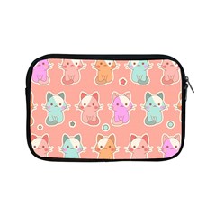 Cute Kawaii Kittens Seamless Pattern Apple Ipad Mini Zipper Cases by Grandong