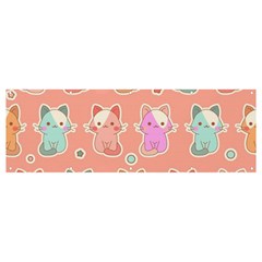 Cute Kawaii Kittens Seamless Pattern Banner And Sign 12  X 4  by Grandong