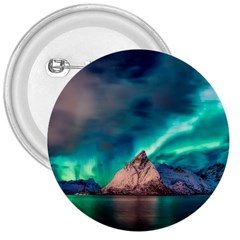 Amazing Aurora Borealis Colors 3  Buttons by Grandong