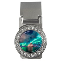 Amazing Aurora Borealis Colors Money Clips (cz)  by Grandong