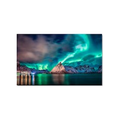 Amazing Aurora Borealis Colors Sticker Rectangular (100 Pack) by Grandong