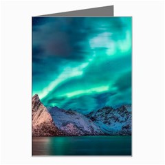 Amazing Aurora Borealis Colors Greeting Card by Grandong