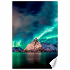 Amazing Aurora Borealis Colors Canvas 24  X 36  by Grandong