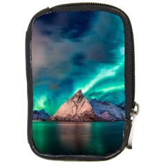 Amazing Aurora Borealis Colors Compact Camera Leather Case by Grandong