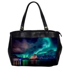 Amazing Aurora Borealis Colors Oversize Office Handbag by Grandong