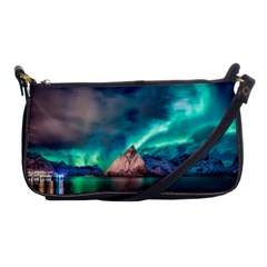 Amazing Aurora Borealis Colors Shoulder Clutch Bag by Grandong