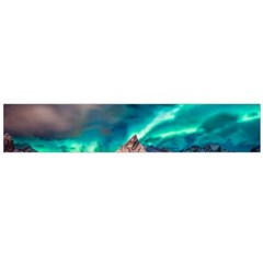 Amazing Aurora Borealis Colors Large Premium Plush Fleece Scarf 