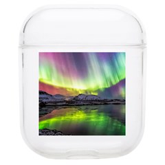 Aurora Borealis Polar Northern Lights Natural Phenomenon North Night Mountains Airpods 1/2 Case by Grandong