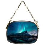 Aurora Borealis Mountain Reflection Chain Purse (Two Sides) Front