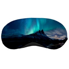 Aurora Borealis Mountain Reflection Sleep Mask by Grandong