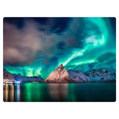 Amazing Aurora Borealis Colors Two Sides Premium Plush Fleece Blanket (extra Small) by Grandong