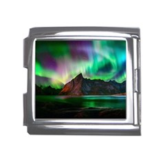 Aurora Borealis Nature Sky Light Mega Link Italian Charm (18mm) by Grandong