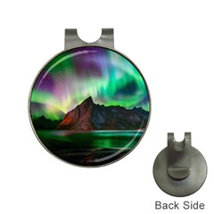 Aurora Borealis Nature Sky Light Hat Clips With Golf Markers by Grandong