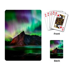 Aurora Borealis Nature Sky Light Playing Cards Single Design (rectangle) by Grandong