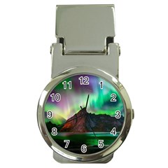 Aurora Borealis Nature Sky Light Money Clip Watches by Grandong