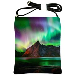 Aurora Borealis Nature Sky Light Shoulder Sling Bag by Grandong