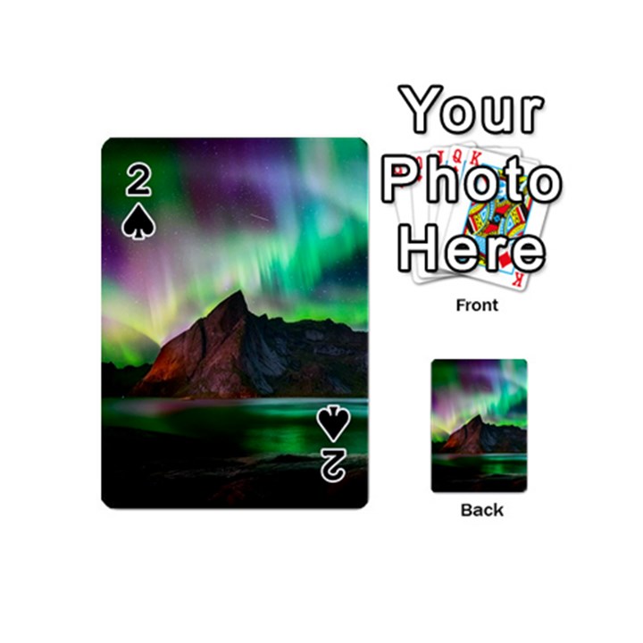 Aurora Borealis Nature Sky Light Playing Cards 54 Designs (Mini)