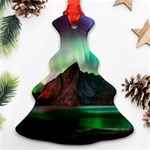 Aurora Borealis Nature Sky Light Christmas Tree Ornament (Two Sides) Front