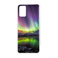 Aurora Borealis Polar Northern Lights Natural Phenomenon North Night Mountains Samsung Galaxy S20plus 6 7 Inch Tpu Uv Case by Grandong