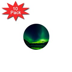 Iceland Aurora Borealis 1  Mini Buttons (10 pack) 