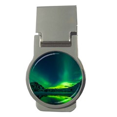 Iceland Aurora Borealis Money Clips (Round) 