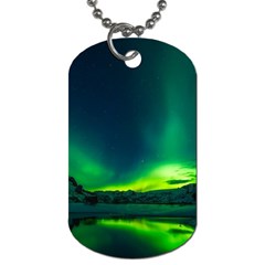 Iceland Aurora Borealis Dog Tag (Two Sides)