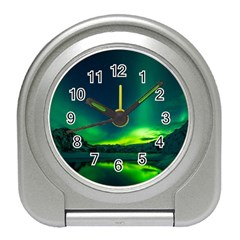 Iceland Aurora Borealis Travel Alarm Clock