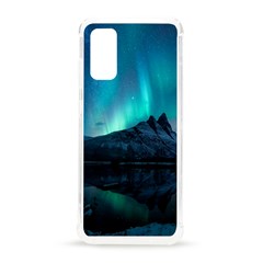 Aurora Borealis Mountain Reflection Samsung Galaxy S20 6 2 Inch Tpu Uv Case by Grandong