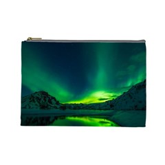 Iceland Aurora Borealis Cosmetic Bag (Large)