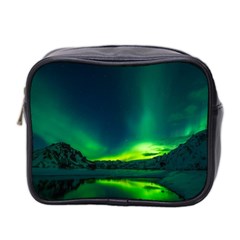 Iceland Aurora Borealis Mini Toiletries Bag (Two Sides)