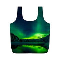 Iceland Aurora Borealis Full Print Recycle Bag (M)