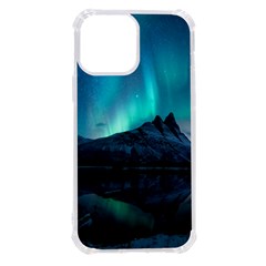 Aurora Borealis Mountain Reflection Iphone 13 Pro Max Tpu Uv Print Case by Grandong