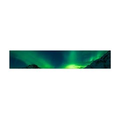 Iceland Aurora Borealis Premium Plush Fleece Scarf (Mini)