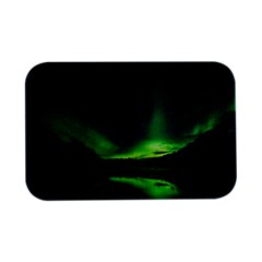 Iceland Aurora Borealis Open Lid Metal Box (Silver)  