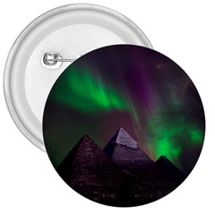 Aurora Northern Lights Phenomenon Atmosphere Sky 3  Buttons by Grandong