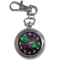 Aurora Northern Lights Phenomenon Atmosphere Sky Key Chain Watches by Grandong