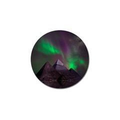 Aurora Northern Lights Phenomenon Atmosphere Sky Golf Ball Marker by Grandong