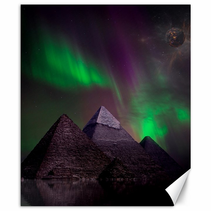 Aurora Northern Lights Phenomenon Atmosphere Sky Canvas 8  x 10 