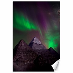 Aurora Northern Lights Phenomenon Atmosphere Sky Canvas 24  X 36  by Grandong