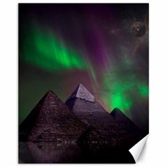 Aurora Northern Lights Phenomenon Atmosphere Sky Canvas 11  X 14  by Grandong