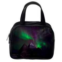 Aurora Northern Lights Phenomenon Atmosphere Sky Classic Handbag (one Side) by Grandong