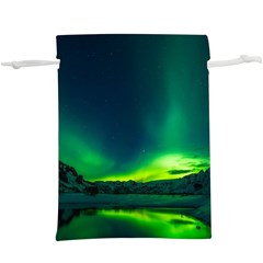 Iceland Aurora Borealis Lightweight Drawstring Pouch (XL)