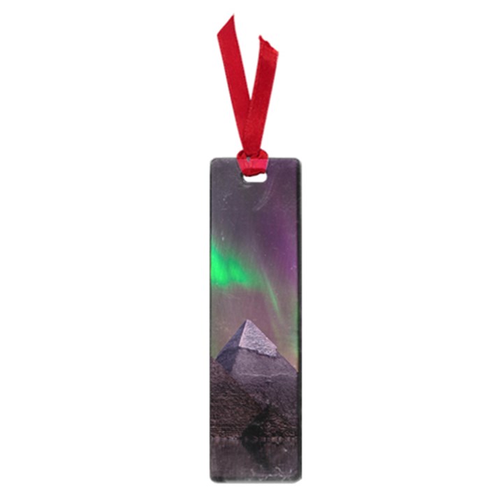 Aurora Stars Sky Mountains Snow Aurora Borealis Small Book Marks