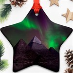 Aurora Northern Lights Celestial Magical Astronomy Ornament (Star) Front