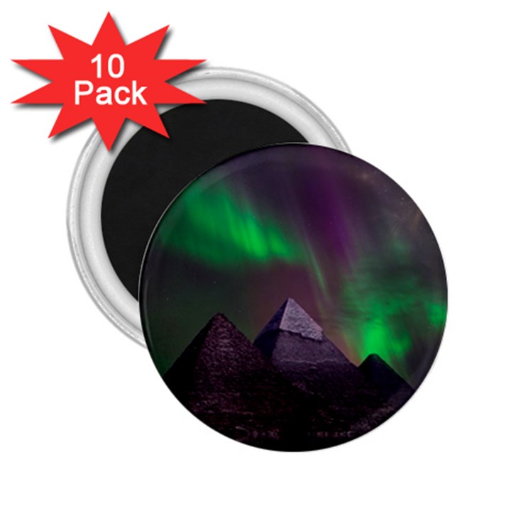 Aurora Northern Lights Celestial Magical Astronomy 2.25  Magnets (10 pack) 