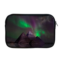 Aurora Northern Lights Phenomenon Atmosphere Sky Apple Macbook Pro 17  Zipper Case by Grandong